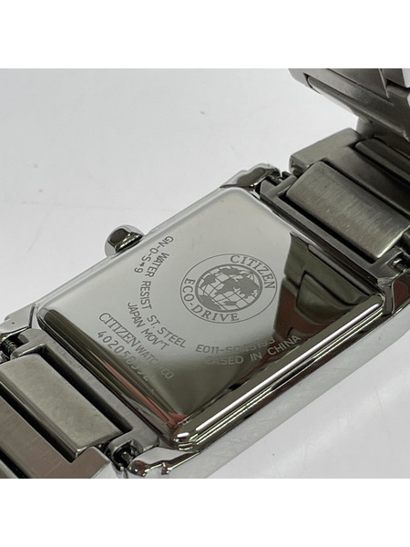 CITIZEN メンズ時計 Eco-Drive/スクエア/E011-S045193