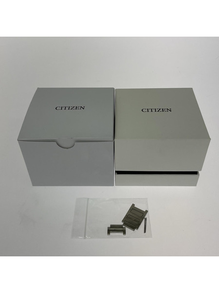 CITIZEN メンズ時計 Eco-Drive/スクエア/E011-S045193