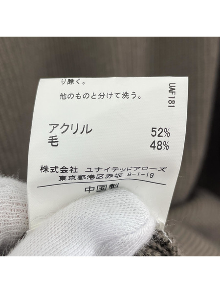 green label relaxing ニット・セーター リブタートルネックニット brown[値下]