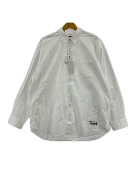 COMME des GARCONS 長袖シャツ HOMME 25AW 綿ブロードシャツ WHT