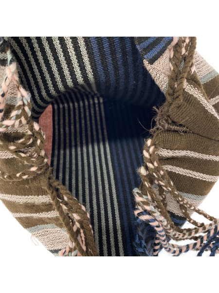 MARNI トートバッグ ストライプニット ハンモックトート
