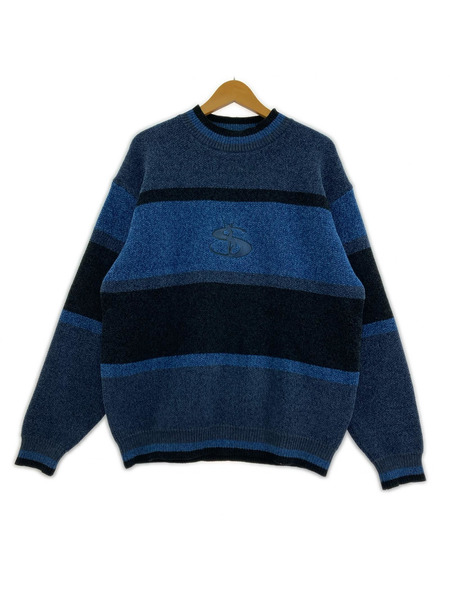 ニット・セーター yardsale センターロゴ ボーダーニット M