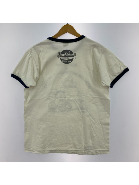 Buzz Rickson's 半袖Tシャツ・カットソー スヌーピー ホワイト
