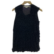 COMME des GARCONS ボアニットベスト S ブラック[値下]