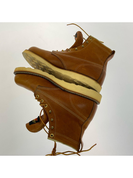 Thorogood 6 MOC TOE オイルタンレザー プレーントゥブーツ 8 1/2D
