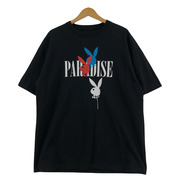 TAIN DOUBLE PUSH×PLAYBOY AND CHILL SHORT SLEEVE T-SHIRTS M