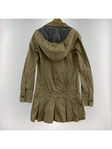DIESEL フーデットコート ベージュ[値下]