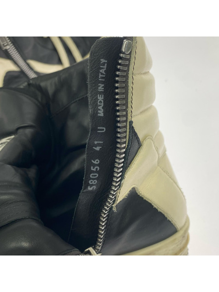 Rick Owens スニーカー GEOBASKET SIZE:41 BLACK