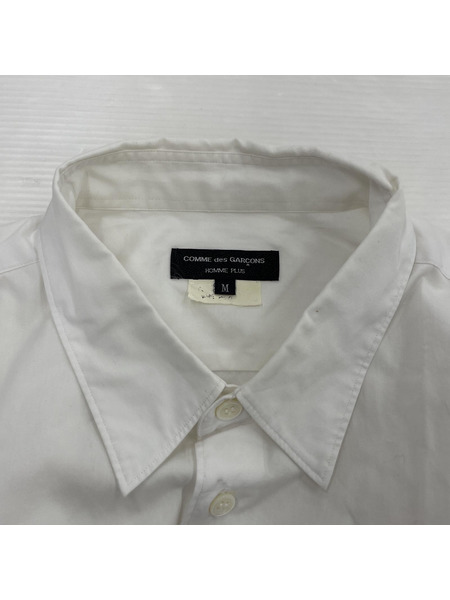 COMME des GARCONS HOMME PLUS LSシャツ M ホワイト｜商品番号