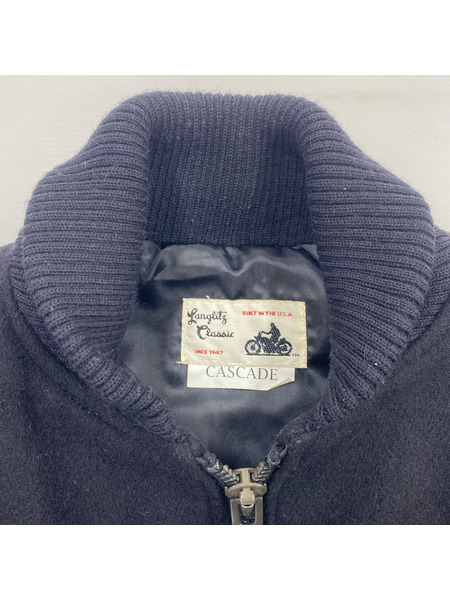 Langlitz Classic ウールスタジャン ブラック