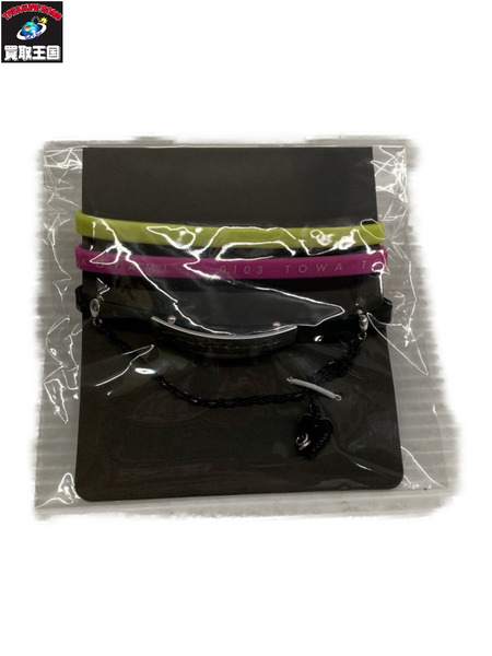 常闇トワ 活動2周年記念 3連ブレスレット