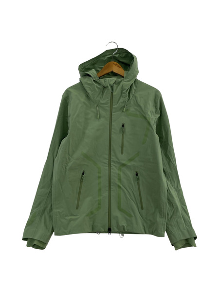 DESCENTE STREAMLINE HARD SHELL JACKET STORM M グリーン[値下]