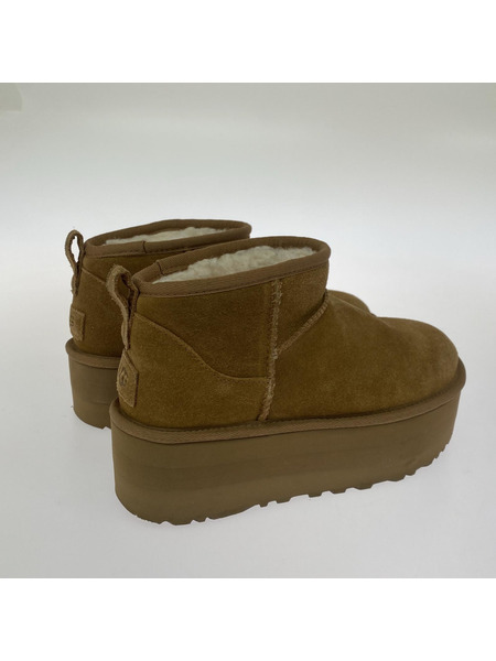UGG ブーツ 厚底ムートンブーツ　茶