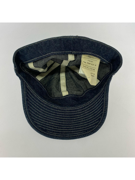 Buzz Rickson's キャスケット・ハンチング アーミーデニムキャップ インディゴ