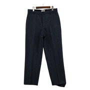 KENZO high-rise tailored trousers ネイビー W34