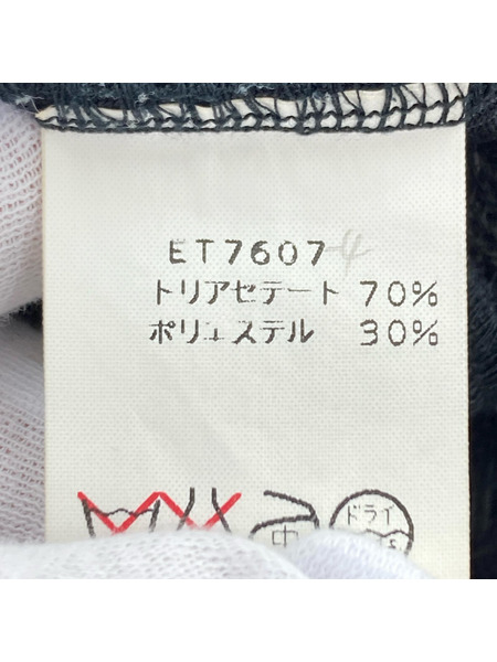 . 長袖Tシャツ・カットソー non non dorl/ベロアカットソー/襟付キ/BLK