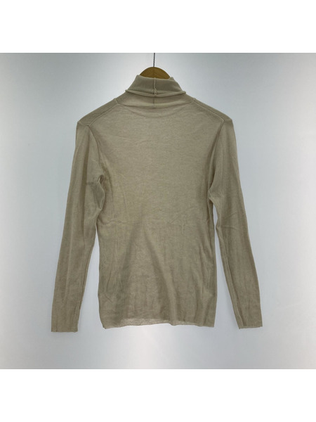 evam eva cotton turtleneck M E243K014　ベージュ