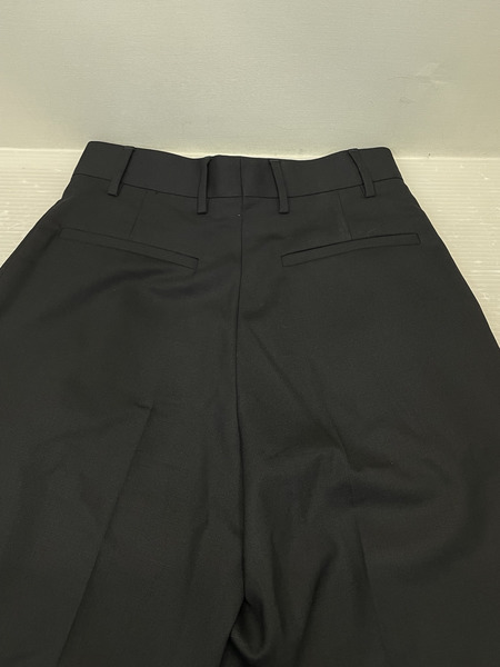 LOEWE　2タックワイドスラックス 34 BLK