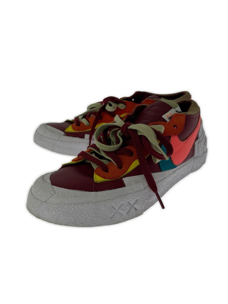NIKE スニーカー ×sacai ×KAWS BLAZER LOW TEAM RED 28.5cm