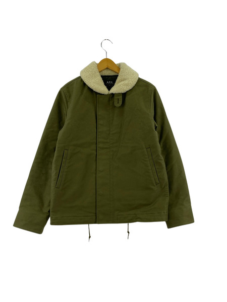 A.P.C. フライトジャケット 24191-1-36071 コットン カーキ