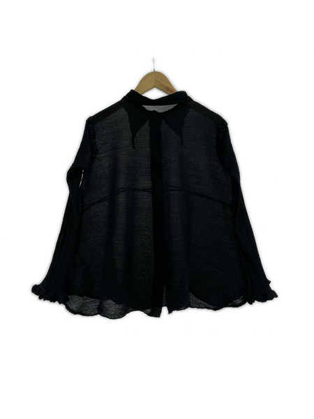 ISSEY MIYAKE 長袖シャツ ME D2 カリフラワーシャツ 黒