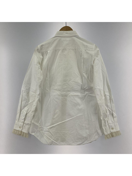 COMME des GARCONS Noir フリル ドレスシャツ SS ホワイト[値下]