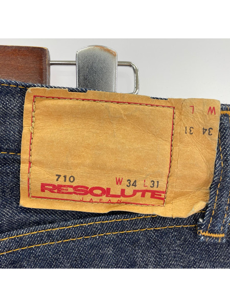 RESOLUTE 710 デニムパンツ 34×31 インディゴ