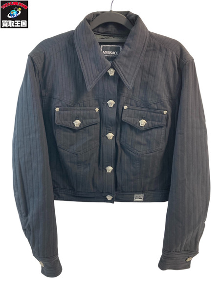 VERSACE JEANS COUTURE ヴェルサーチ キルティングライナージャケット メデューサ ボタン ヴェルサーチ ジーンズクチュール