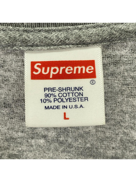 Supreme 半袖Tシャツ・カットソー INDIPENDENT S/S TEE GREY L