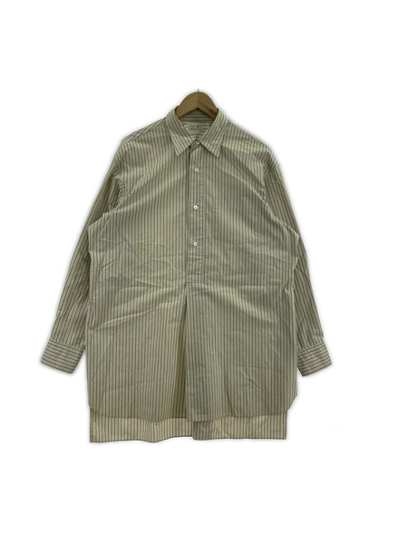 長袖シャツ RAKINES ストライプシャツ 2 アイボリー