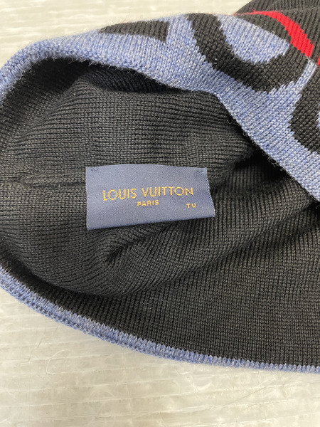 LOUIS VUITTON LVホライゾン ロゴビーニー ニット帽