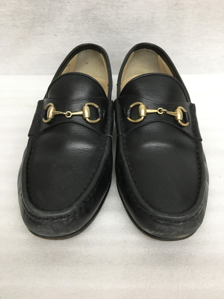 GUCCI 100 0255 ビットローファー (36) 黒[値下]