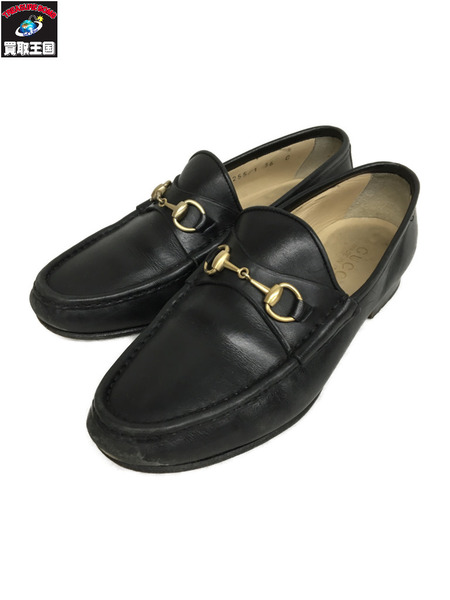 GUCCI 100 0255 ビットローファー (36) 黒[値下]