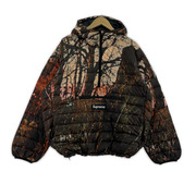 Supreme ダウンジャケット 20AW Micro Down Half Zip 総柄 茶 (M)