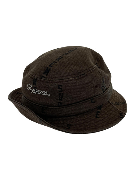Supreme/Logo Stripe Jacquard Hat[値下]