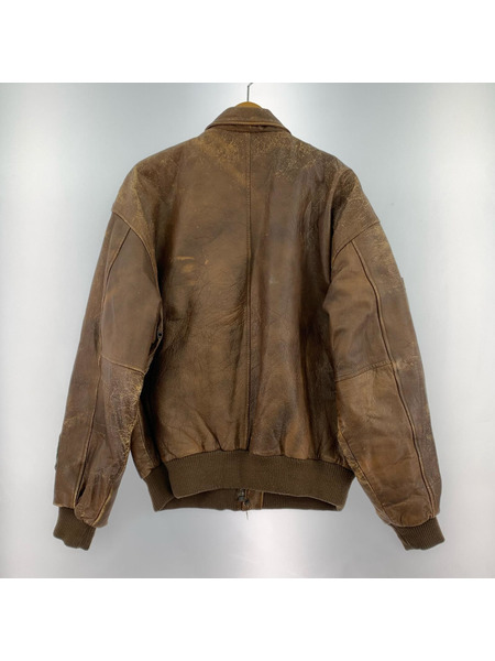 AVIREX レザージャケット TYPE A-2E BRW L