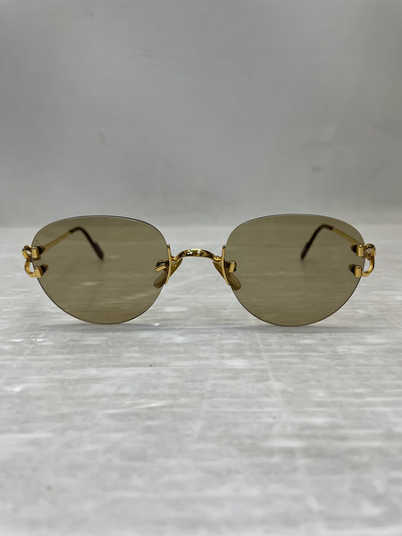 Cartier VINTAGE リムレス ゴールドフレーム サングラス