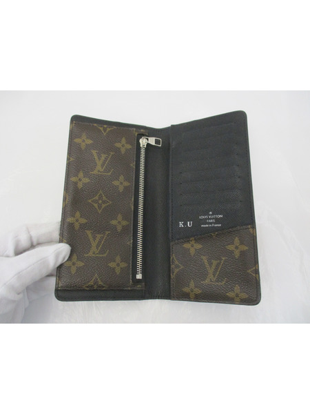 長財布 LV/ポルトフォイユ・ブラザ/モノグラム マカサー/M69410