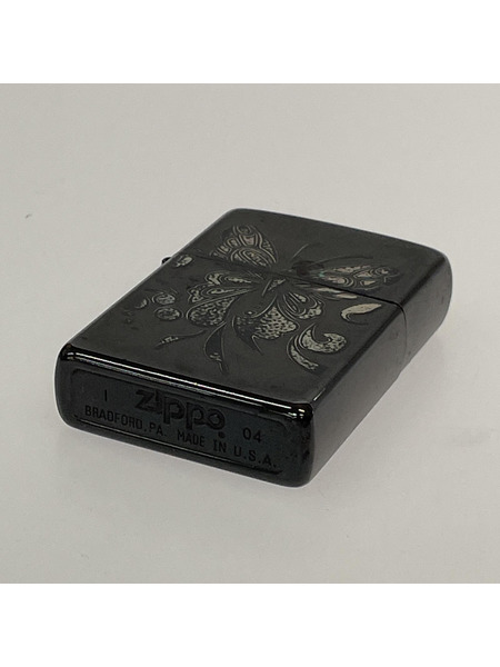 ZIPPO 04年製 グラスバタフライ[値下]