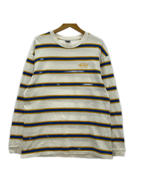 SAYHELLO 長袖Tシャツ・カットソー ボーダー sizeL