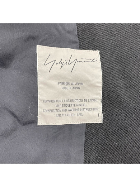 Yohji Yamamoto ジレ・ベスト ウールベスト 1 ブラック
