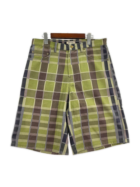 SPECIAL GUEST 26SS BAGGY DENIM SHORT デニムショーツ グリーン系