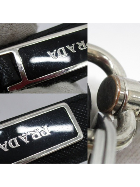 PRADA キーホルダー BLK