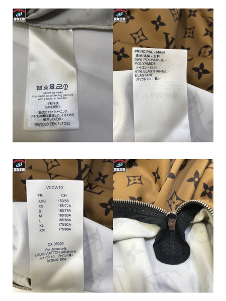 LOUIS VUITTON LV ナイロン ポリウレタン カッタソー XSサイズ ルイヴィトン モノグラム RW202B