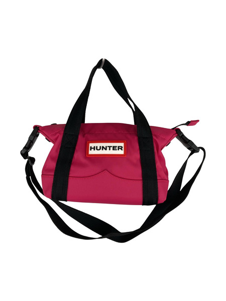 HUNTER ショルダーバッグ ミニトート 2way ピンク