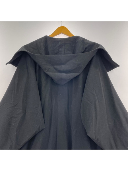 Yohji Yamamoto ジャケット フードコート ブラック 21aw