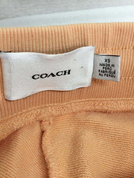 COACH スウェットパンツ C8783 (XS) オレンジ系