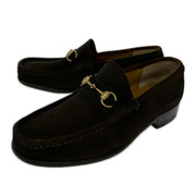 靴 ホースビットローファー/スエード/42/BRW