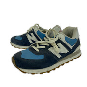 NEW BALANCE スニーカー U574RA2 青 25.5cm