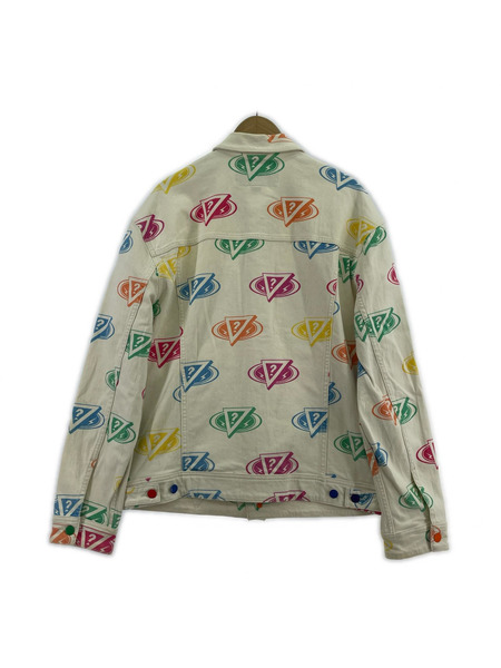 GUESS ジャケット GUESS×J.BALVIN マルチカラー ジャケット 白 M